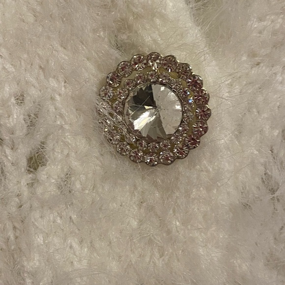 Jodifl White Cardigan Size Medium NWT - Picture 6 of 11